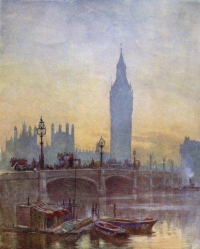 Le Pont de Westminster - Herbert Menzies (after) Marshall