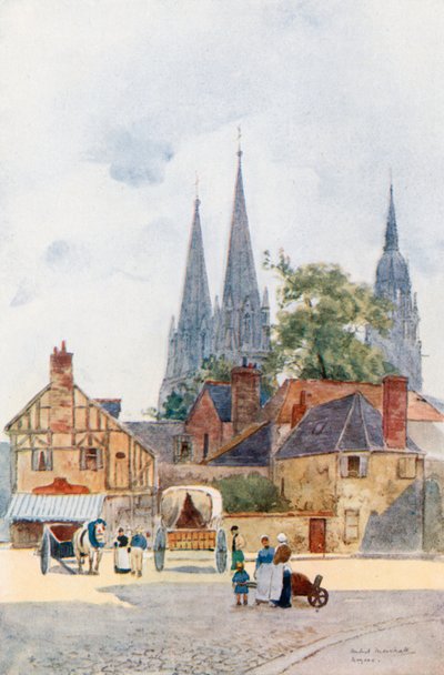 Un coin de rue, Bayeux - Herbert Menzies Marshall