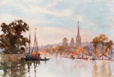 Rouen depuis la Rivière - Herbert Menzies Marshall