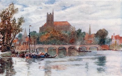 Le Pont et la Cathédrale, Auxerre - Herbert Menzies Marshall