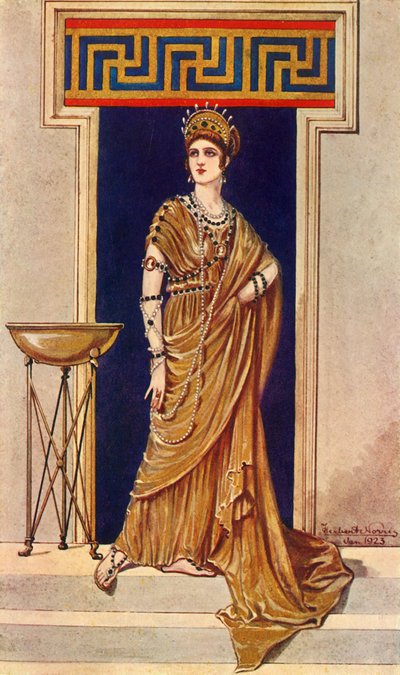 Une impératrice des deuxième et troisième siècles après J.-C., 1924 - Herbert Norris