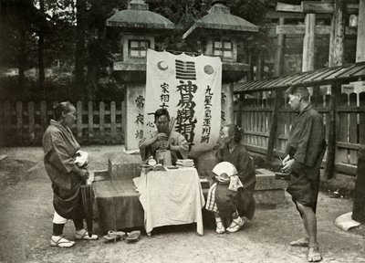 Une diseuse de bonne aventure au temple d
