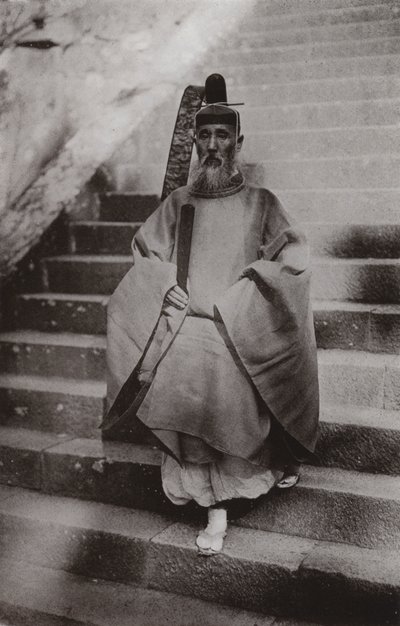 Un prêtre shinto - Herbert Ponting
