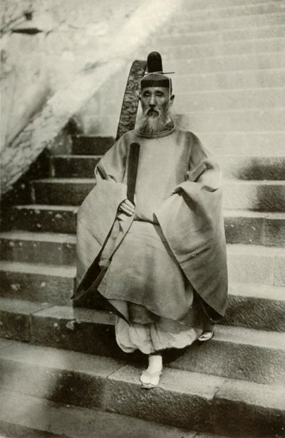 Un prêtre shinto, 1910 - Herbert Ponting