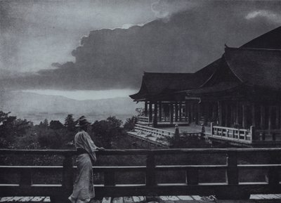 Clair de lune à Kiyomizu-dera - Herbert Ponting
