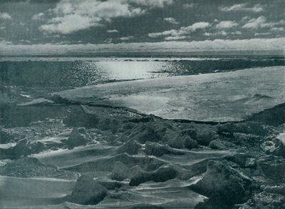 Clair de lune dans la banquise, vers 1910-1913, 1913 - Herbert Ponting