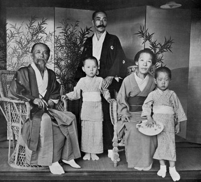 Le prince et la princesse Ito du Japon et leur famille, 1909 - Herbert Ponting