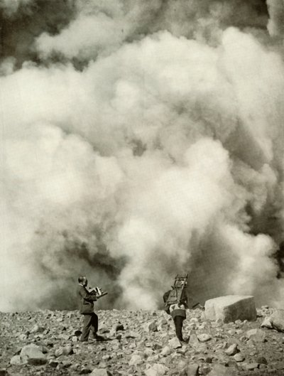 Fumée et vapeur s
