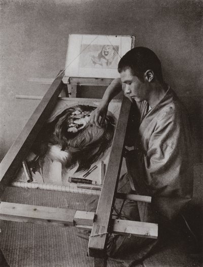 La Brodeuse (photo) - Herbert Ponting