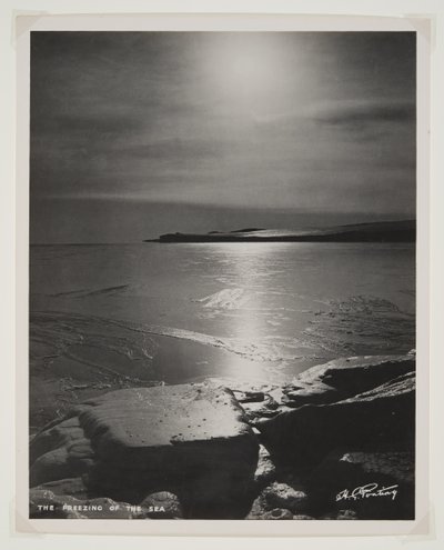 La congélation de la mer - Herbert Ponting