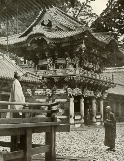 La porte Yomei à Nikko, 1910 - Herbert Ponting