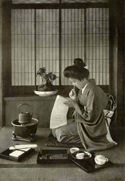 Écrire une lettre, 1910 - Herbert Ponting