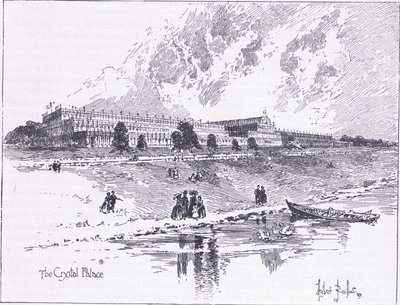 Le Crystal Palace à Hyde Park, Londres, 1851 AD - Herbert Railton