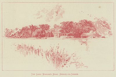 La maison du Lord Warden, Henley-on-Thames - Herbert Railton