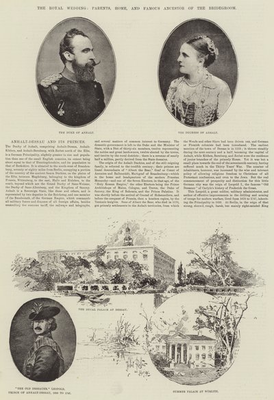Le mariage royal, parents, maison et ancêtre célèbre du marié - Herbert Railton