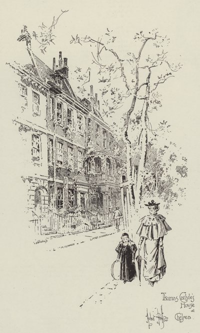 Maison de Thomas Carlyle à Chelsea - Herbert Railton