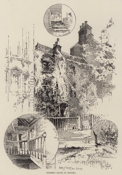 La Maison de Turner à Chelsea - Herbert Railton
