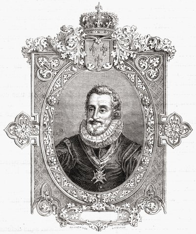 Henri IV, gravé par Pannemaker-Ligny, de 