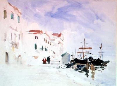 Navires amarrés près du Redentore, Venise - Hercules Brabazon Brabazon