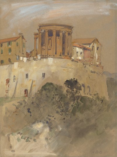 Temple de Vesta à Tivoli - Hercules Brabazon Brabazon