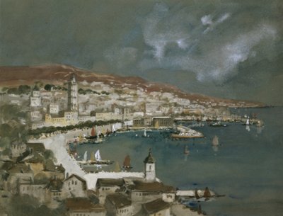 Le Port de Split, Croatie - Hercules Brabazon Brabazon