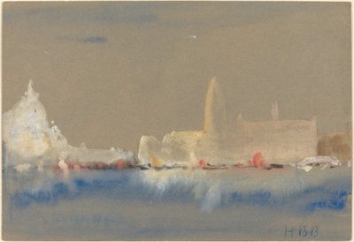 La Salute et le Palais des Doges depuis le Bacino di San Marco - Hercules Brabazon Brabazon
