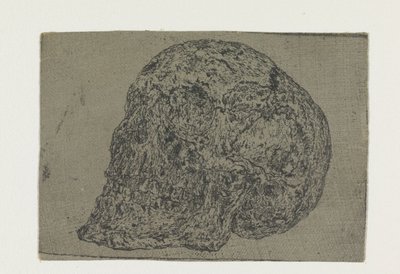 Un crâne - Hercules Segers