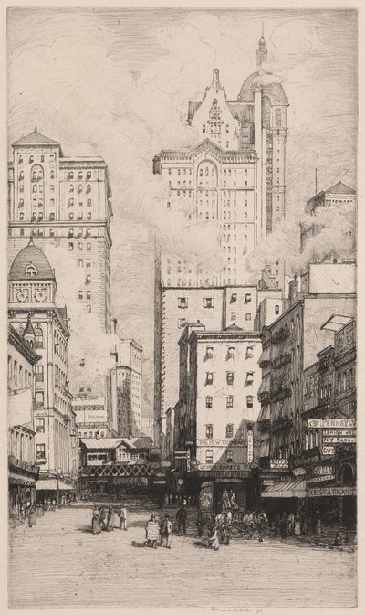 Rue de Cortland, New York - Herman Armour Webster