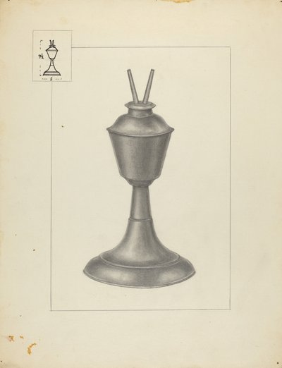 Lampe à camphène - Herman Bader