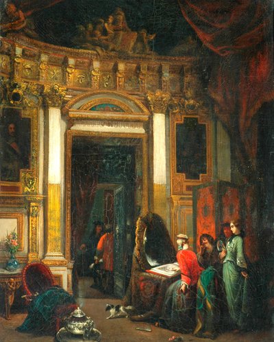 Intérieur avec figures - Herman Frederik Carel Tenkate