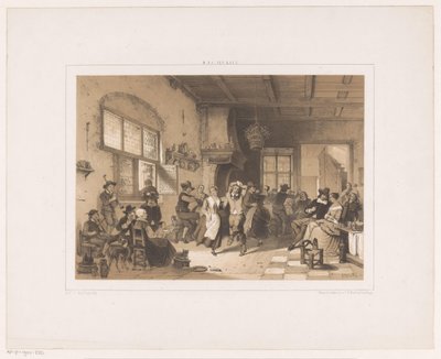 Groupe dansant dans une auberge - Herman Frederik Carel ten Kate