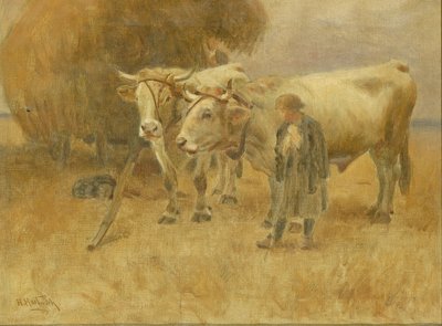 Esquisse pour Les moissonneurs - Herman Hartwich