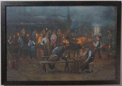 La verrerie à Leerdam : le pressage mécanique du verre - Herman Heijenbrock