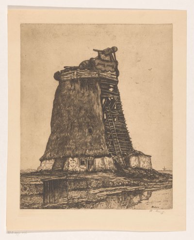 Moulin - Herman Heuff (signed by artist)