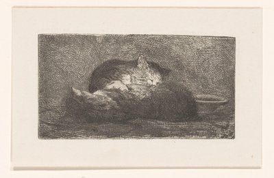 Deux chats - Herman Johannes van der Weele