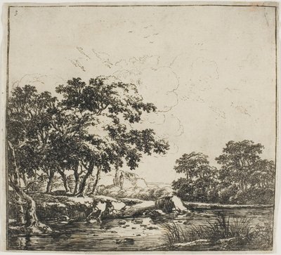 La rivière dans la forêt, troisième planche de l