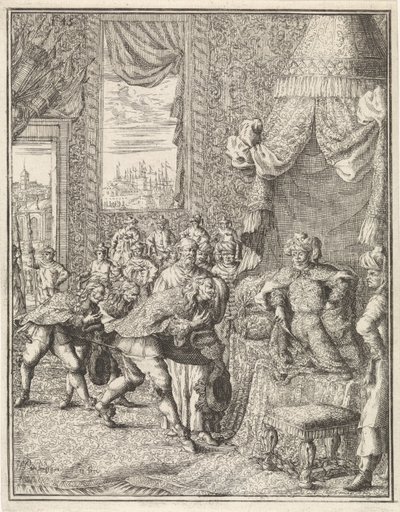 Vasco da Gama en audience avec le roi de Calcutta - Herman Padtbrugge