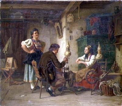 La belle fileuse - Herman Sondermann