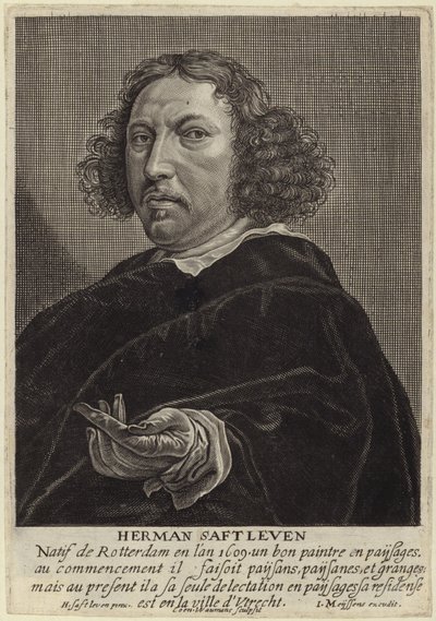 Portrait de Herman Saftleven le Jeune - Herman the Younger Saftleven