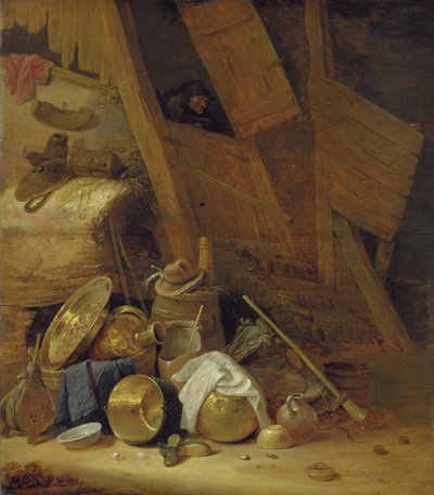 Nature morte dans une grange, 1634 - Herman the Younger Saftleven