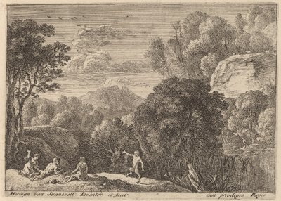 Un satyre dansant - Herman van Swanevelt