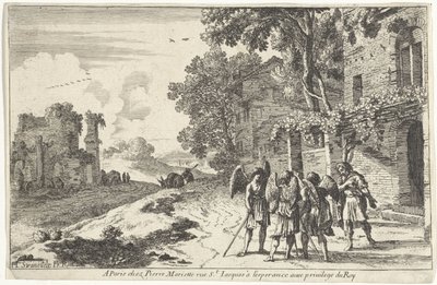 Abraham reçoit les trois anges - Herman van Swanevelt