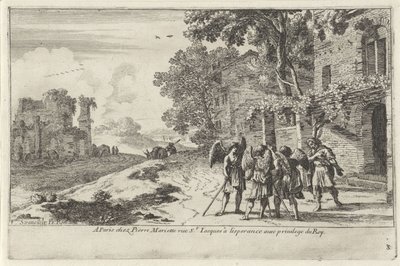 Abraham recevant les trois anges - Herman van Swanevelt