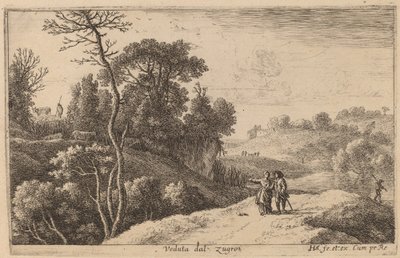 Première vue de Zugro - Herman van Swanevelt