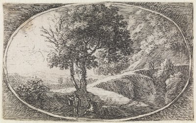 Paysage (n° 11 de la série : *variae campestrum fantasiae*) - Herman van Swanevelt