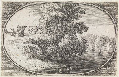 Paysage (n° 12 de la série : *variae campestrum fantasiae*) - Herman van Swanevelt
