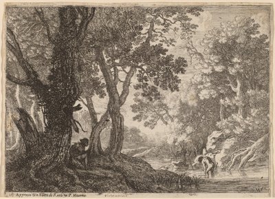 Salmacis et Hermaphrodite - Herman van Swanevelt