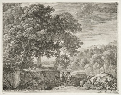 La Fuite en Égypte, c. 1652-1654 - Herman van Swanevelt