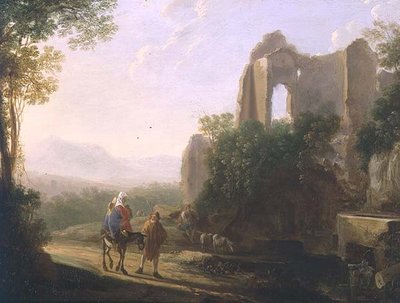 La Fuite en Égypte - Herman van Swanevelt