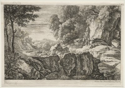 La petite cascade - Herman van Swanevelt